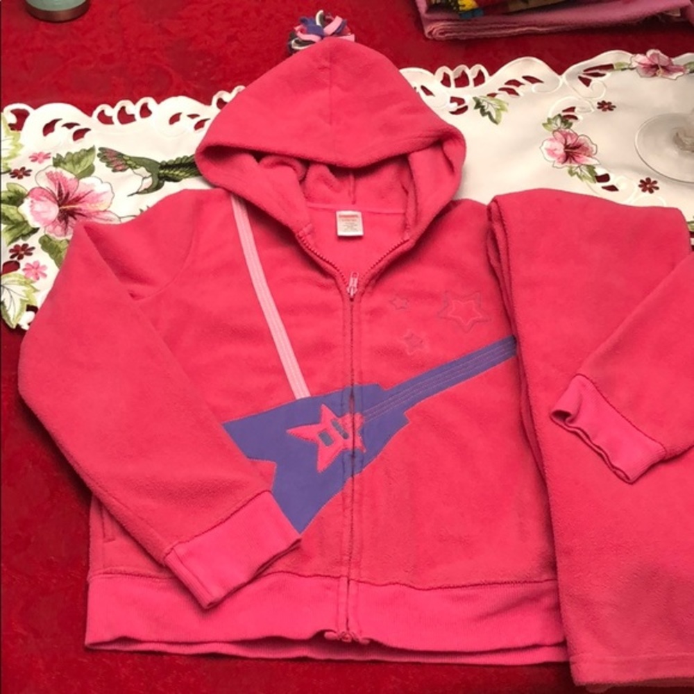 🌺  Gymboree cozy warmup hoodie set size 10-12